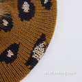 Stricker Baskenmütze im Winter gestrickte Mütze für Baby